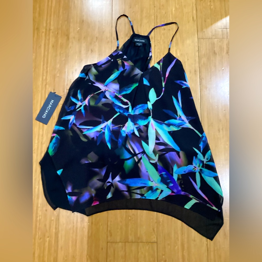 WOMENS Marciano (New) Blue Floral shirt Size XS